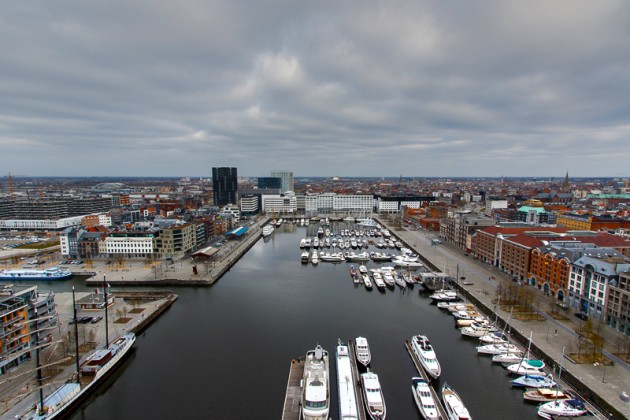 vue du Mas sur le port