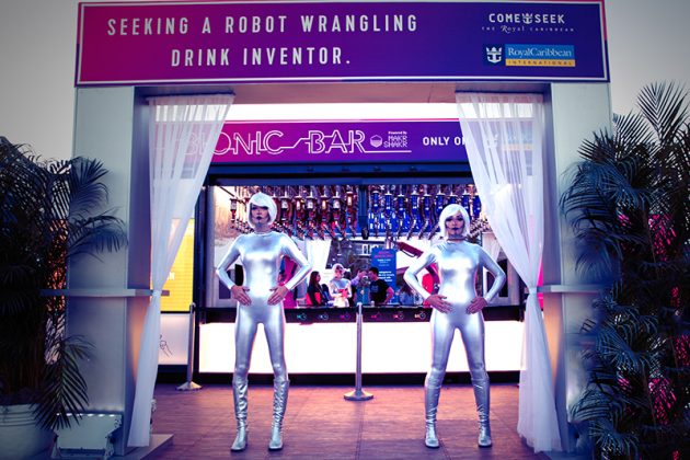 bar et ses robots barmans Bionic