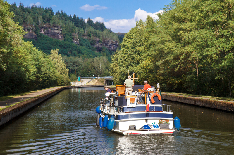 Navigation sur le canal