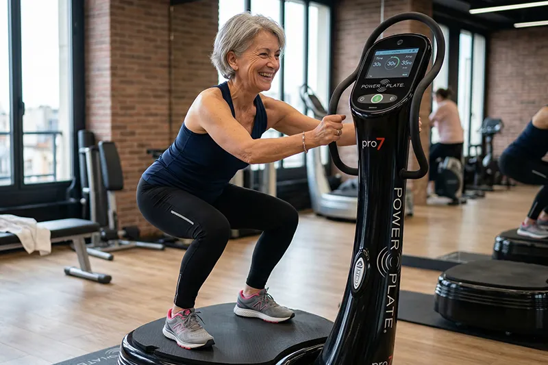 Entraînement sur Power Plate Entraînement sur Power Plate