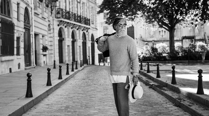 Philippe Dumas mannequin à 60 ans