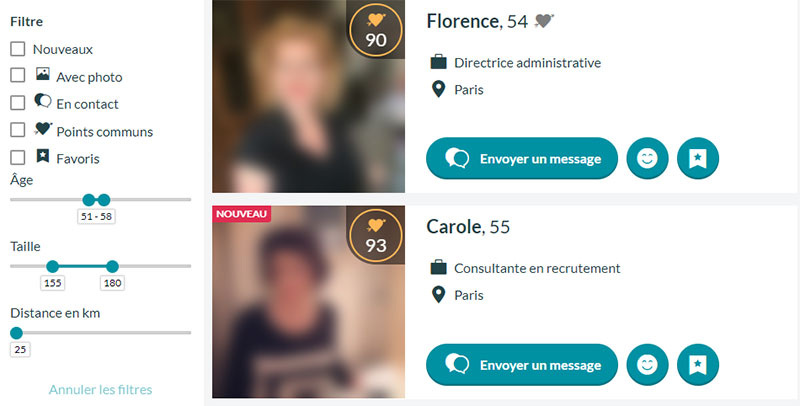 Interface Nos belles Années