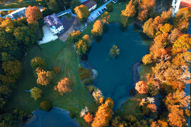 Le Domaine de Sommedieue vu de drone 