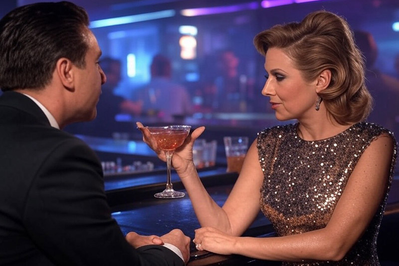 Un couple dans un club échangiste 