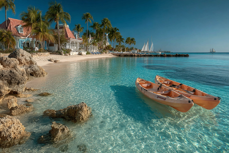 Une plage dans les Caraïbes 