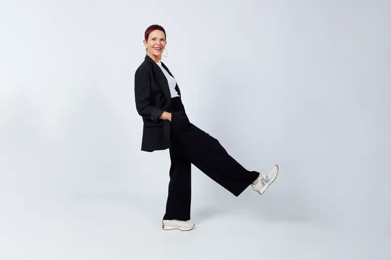 Shooting mannequin senior en studio