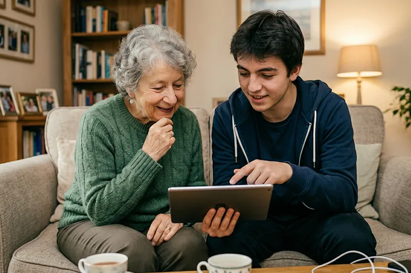 Un échange de bons procédés