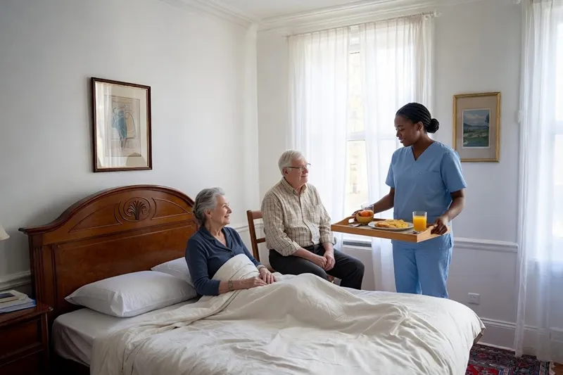 Avec un auxiliaire de vie pour aider