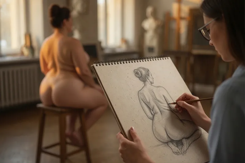 J'ai posé nue pour un cours de dessin J'ai posé nue pour un cours de dessin