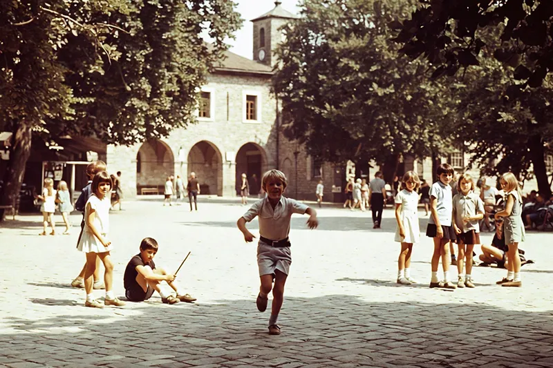 Dans les années 1970 les enfants jouaient dehors sans surveillance