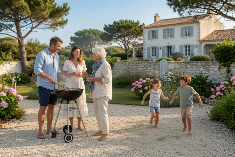 L’été, la maison se remplit de vie à l'île de Ré L’été, la maison se remplit de vie à l'île de Ré